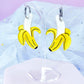 Jelly Banana Acrylic Earrings