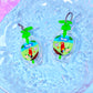 Nostalgic Parrot Soap Earrings