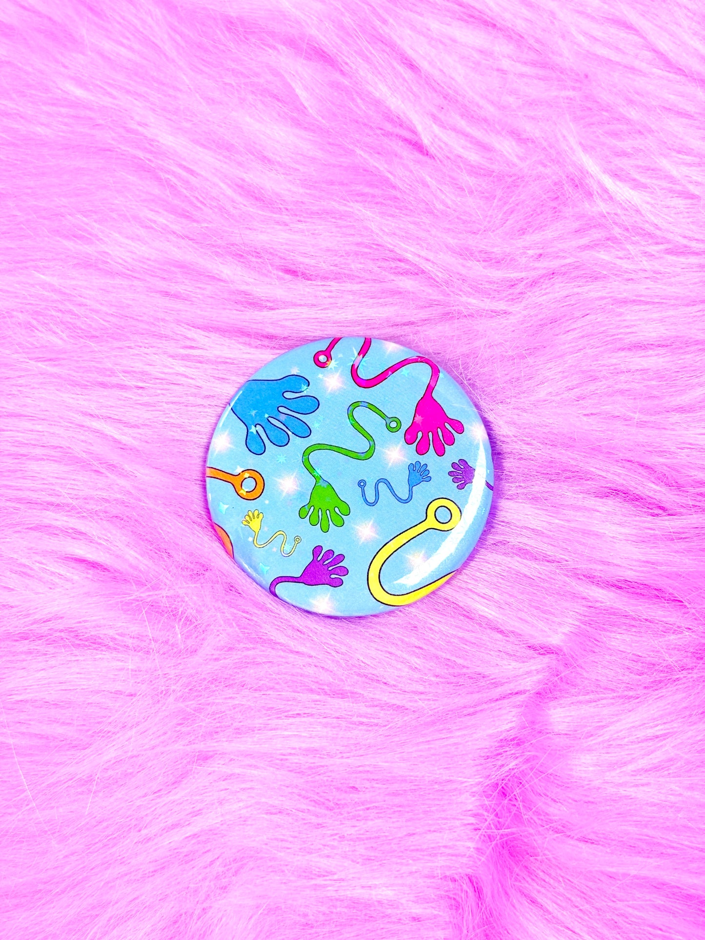 Sticky Hand Magnet / Button / Mirror