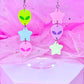 Pastel Celestial Stacks, Acrylic Earrings