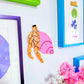 Hermit Crab Wall Art (Pink Taffy)