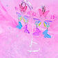 Pastel Jelly Butterfly Acrylic Earrings