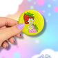 Fresh Strawberries Mini Mirror
