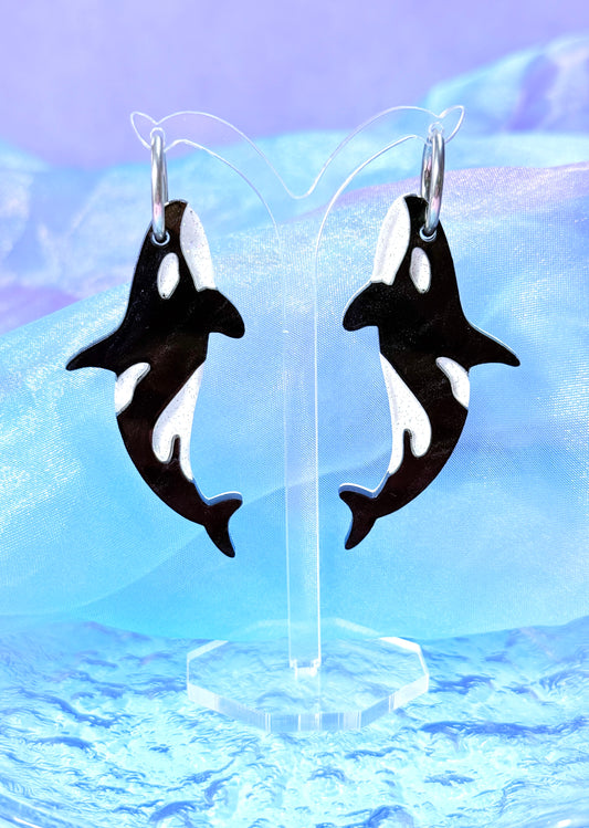 Orca Acrylic Earrings