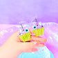 Creepy Cupcake Acrylic Earrings
