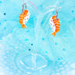 Mini Shrimp Sushi Acrylic Earrings