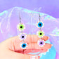 Jelly Eyeball Stack, Acrylic Earrings