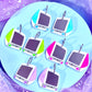 Colorful Y2K Computer Acrylic Earrings
