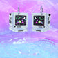Retro Computer Earrings, Space