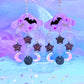 Witchy Night Sky Drops, Acrylic Earrings