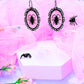 Cutesy Cockroach Acrylic Earrings (Gothic)