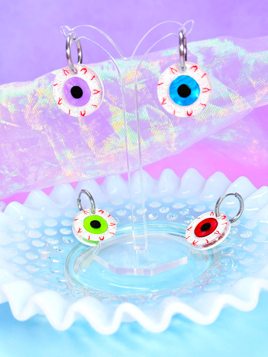 Mini Jelly Eyeball Acrylic Earrings