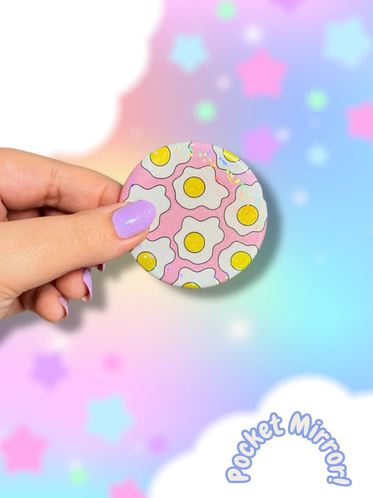 Fried Egg Mini Mirror