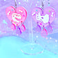 Dino Lover Dangles, Acrylic Earrings