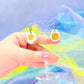 Mini Egg Acrylic Earrings