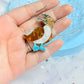 Blue Footed Booby Acrylic Earring