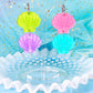Jelly Scallop Acrylic Earrings