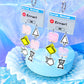 Nostalgic Computer Drops, Acrylic Earrings