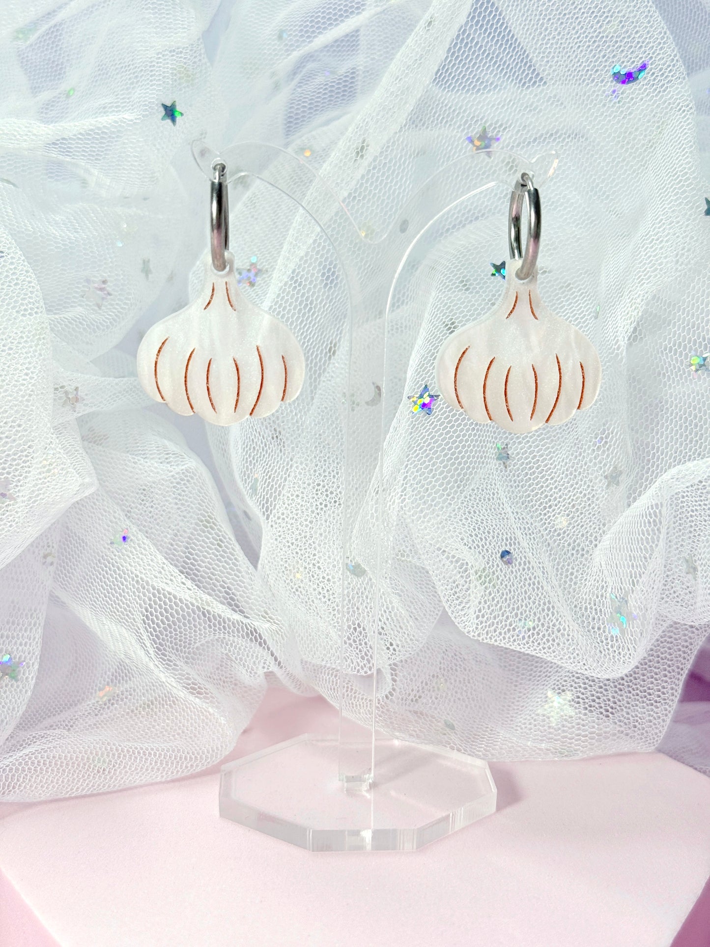 Garlic Acrylic Earrings