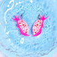 Lovely Sea Slug Acrylic Earrings