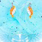 Mini Shrimp Sushi Acrylic Earrings