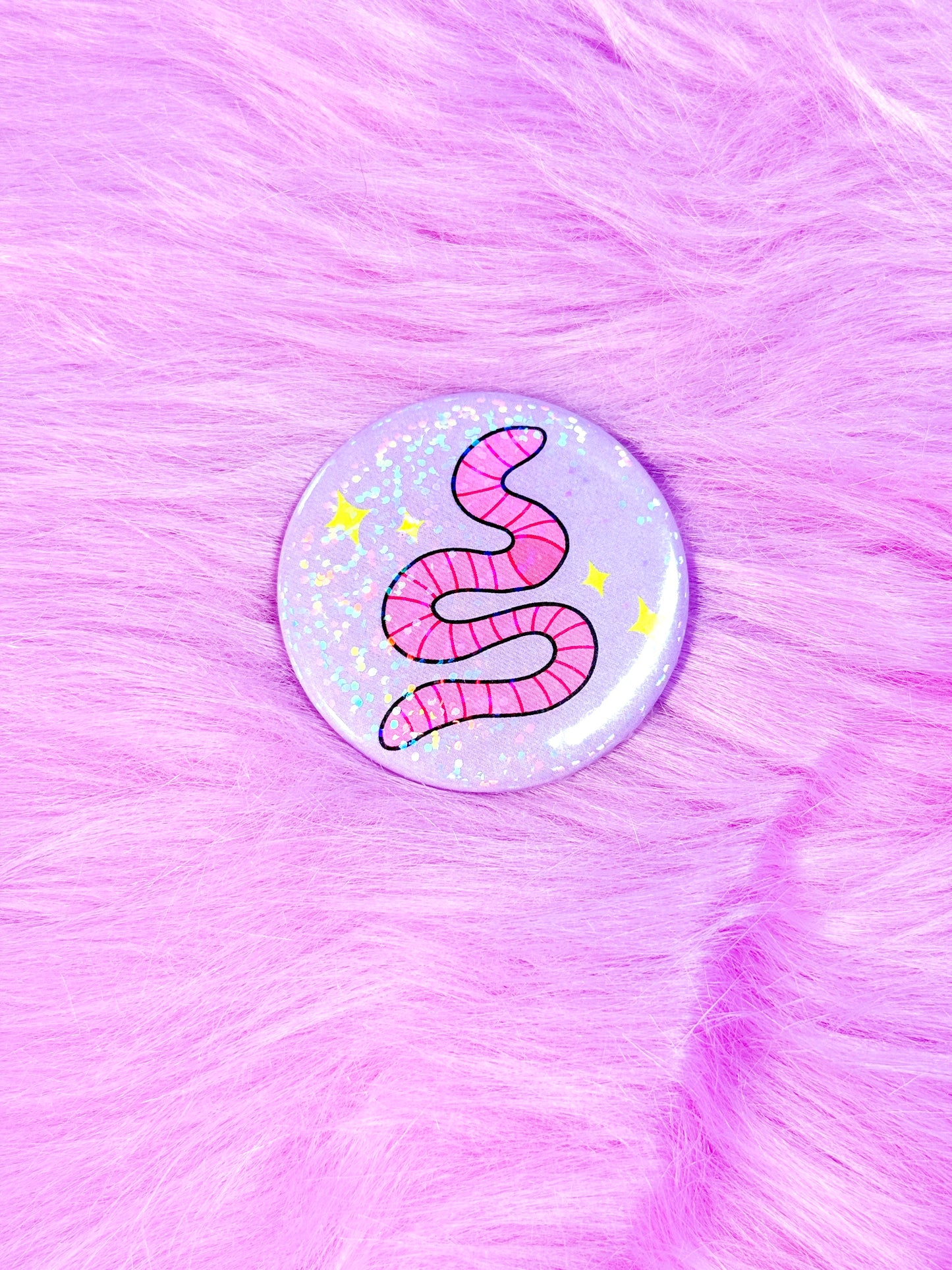 Wormy Magnet / Button / Mirror