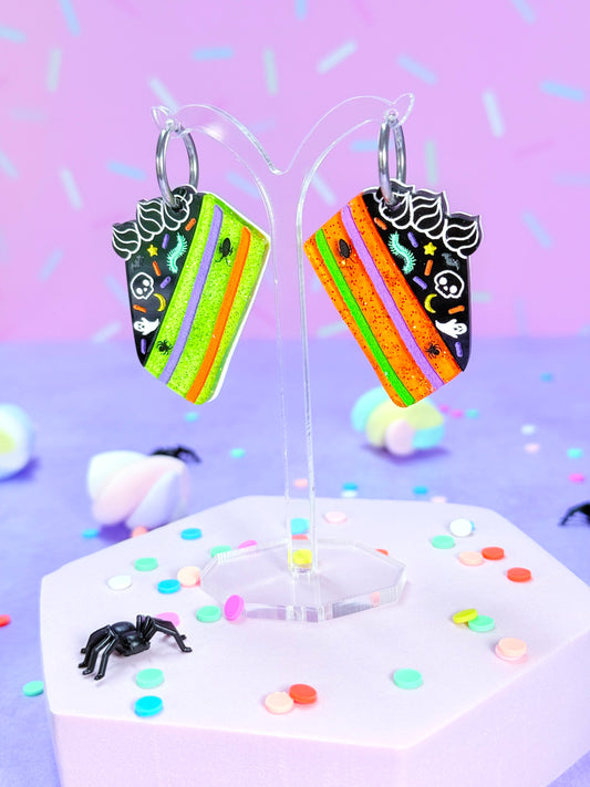 Creepy Cake Acrylic Earrings