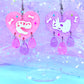 Dino Lover Dangles, Acrylic Earrings