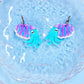 Cuttlefish Acrylic Earrings (Jelly Purple)