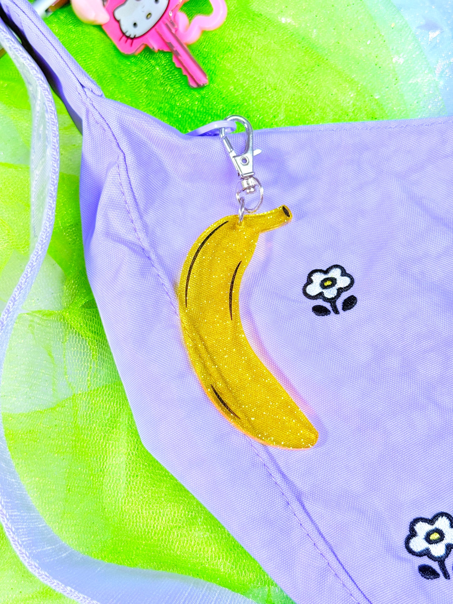 Jelly Banana Bag Charm