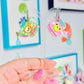 Whimsical Watering Can Acrylic Earrings