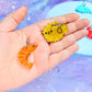 Glitter Jelly Sea Critters! Mix and Match Earrings