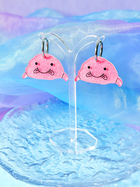 Blobfish Acrylic Earrings