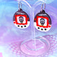 Virtual Pet Ghost, Acrylic Earrings