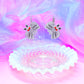 Jelly Mothman Cutie, Acrylic Earrings