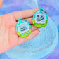 Virtual Pet Sea Slug Acrylic Earrings