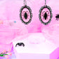 Cutesy Cockroach Acrylic Earrings (Gothic)