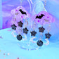 Witchy Night Sky Drops, Acrylic Earrings