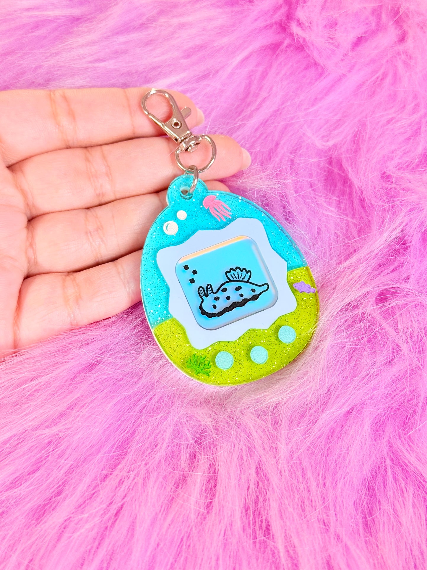 Virtual Pet Sea Slug Bag Charm