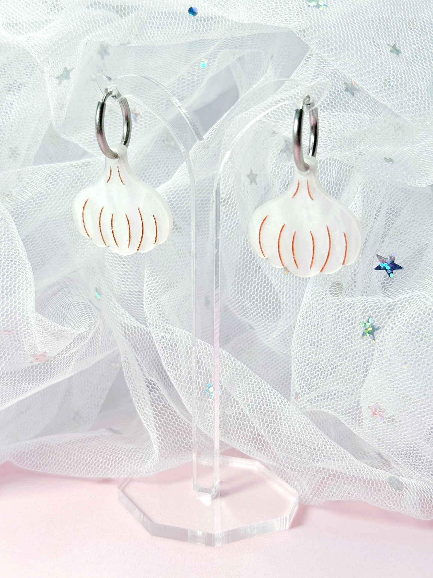 Garlic Acrylic Earrings
