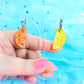 Mini Citrus Slice Acrylic Earrings