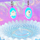 Ghostly Mirror Acrylic Earrings