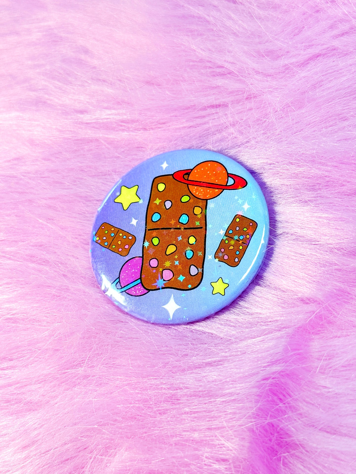 Nostalgic Space Brownie Magnet / Button / Mirror