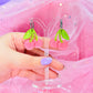 Candy Cherries, Acrylic Earrings (Pink)