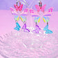 Pastel Jelly Butterfly Acrylic Earrings