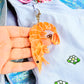 Shrimp Bag Charm