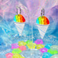 Nostalgic Snow Cone Acrylic Earrings
