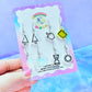Nostalgic Computer Acrylic Earrings, Mini Pack