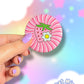 Wavy Strawberry Mini Mirror