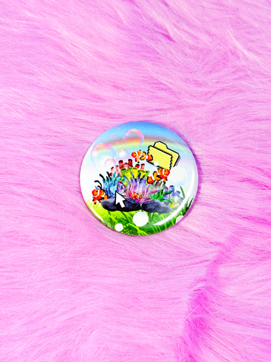 Frutiger Aero Inspired Magnet / Button / Mirror (V2)